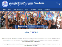 Tablet Screenshot of mcpf.org.my